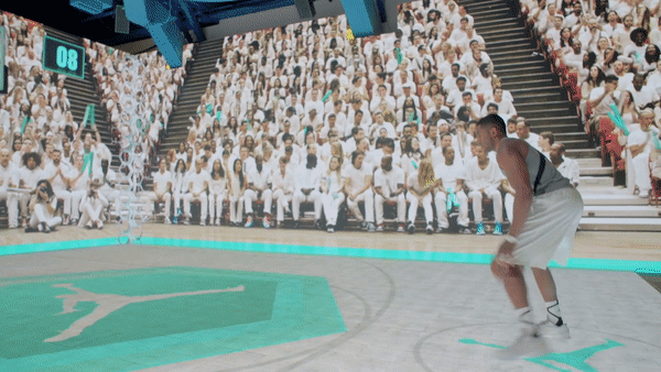 The Last Shot interactive court demonstration