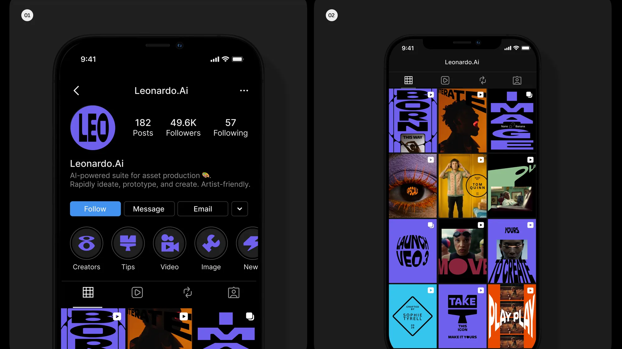 Leonardo social campaign applications