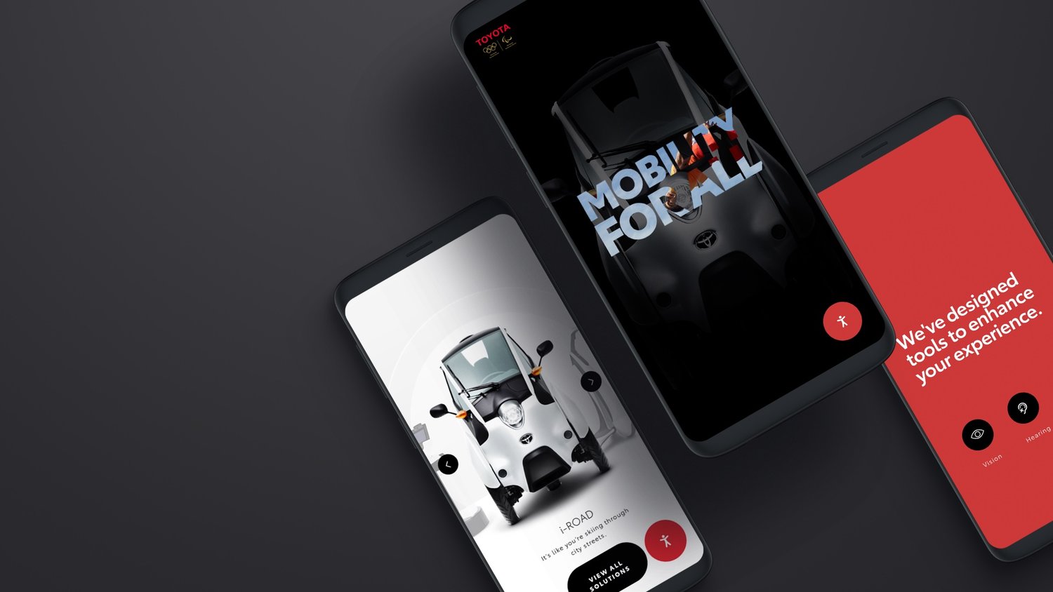 Accessible Toyota mobility interface