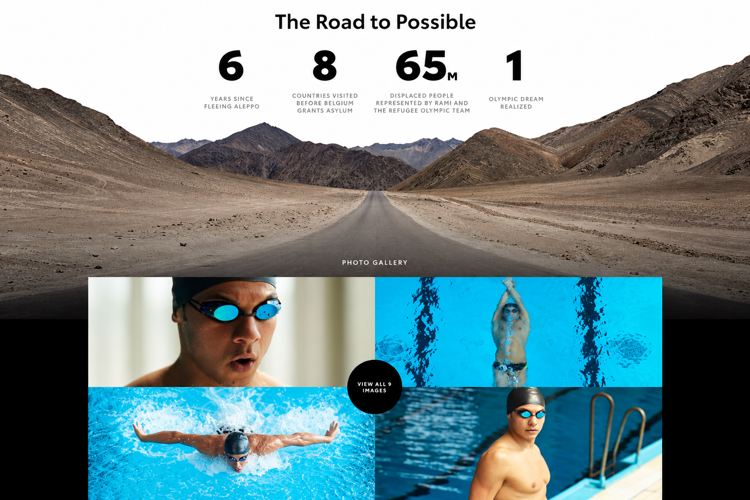 The Road to Possible athlete gallery