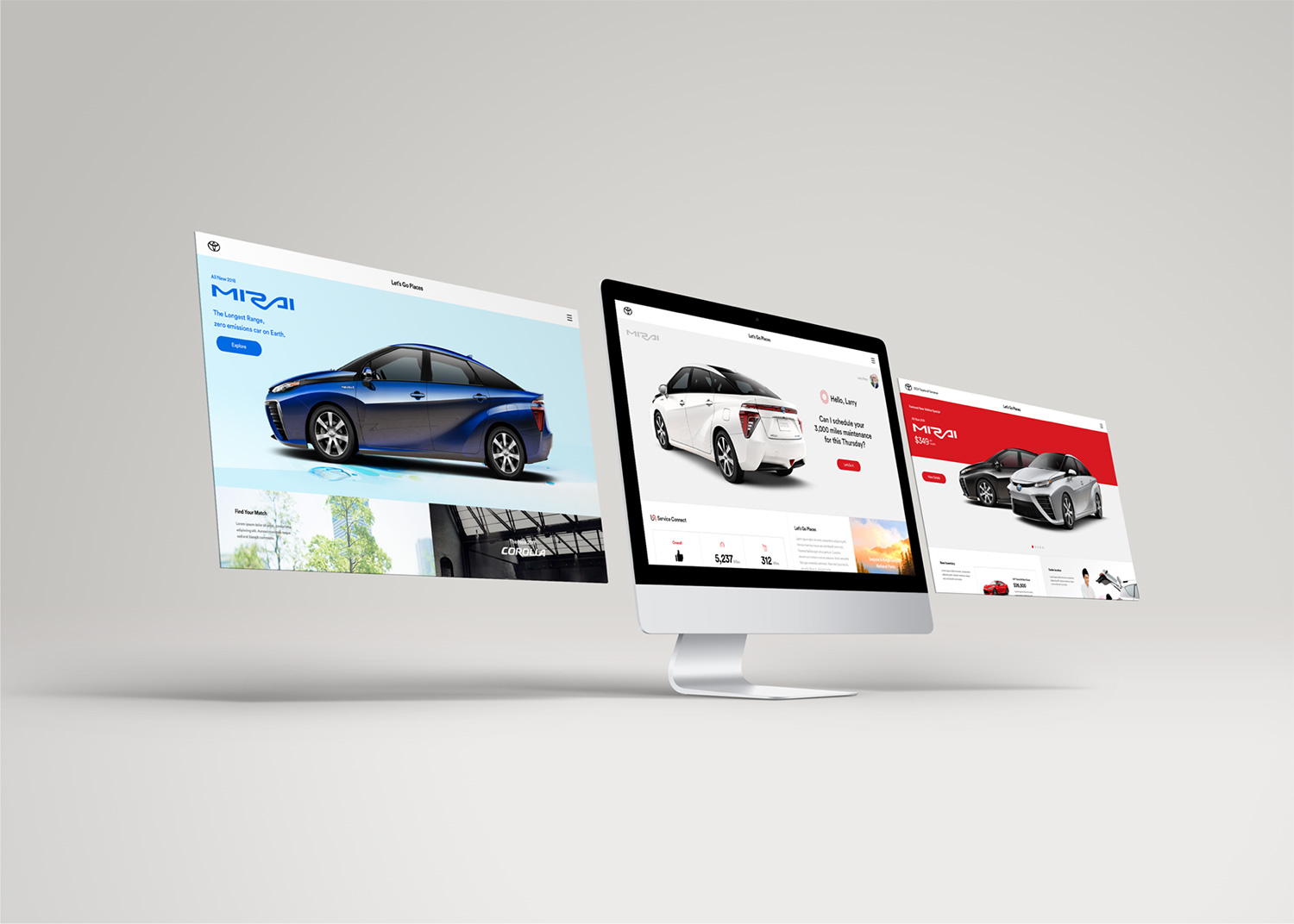 Toyota.com connected experience overview