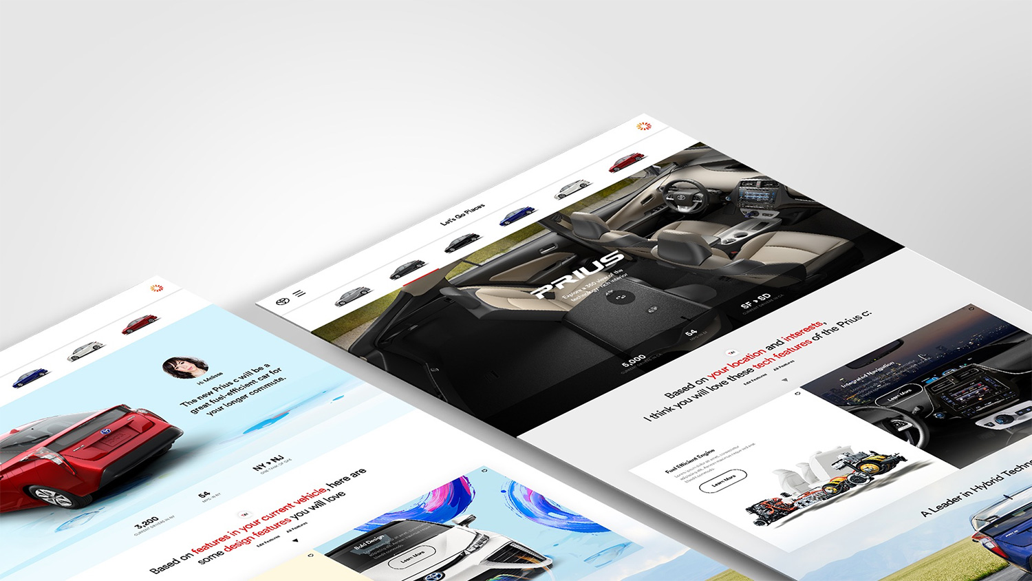 Toyota.com responsive experience design