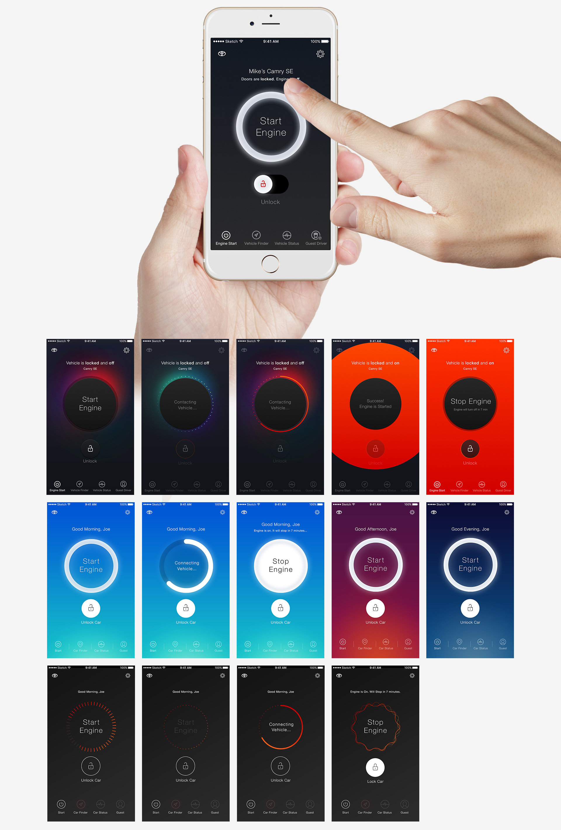 Long-form Toyota.com modular page system